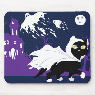Mousepad Gatinho fantasma