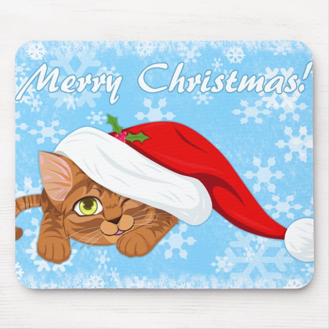 Mousepad Gatinho Feriado (Frente)