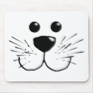 Mousepad Gatinho Gatinho Sorridente Face