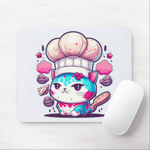 Mousepad Gatinho Gato de Chef de Pastor de Baqueiro de Boni