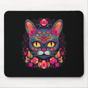Mousepad Gatinho Gato Pinças Gatinhas Açúcar Crânio Calaver