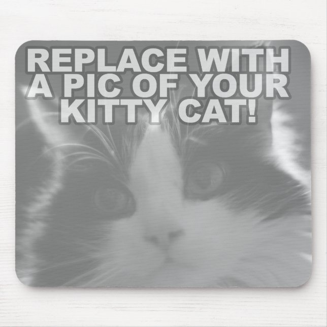 Mousepad Gatinho Kitty Personalizado (Frente)