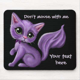 Mousepad Gatinho roxo