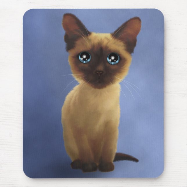 Mousepad gatinho siamês (Frente)
