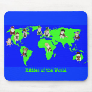 Mousepad Gatinhos do mundo