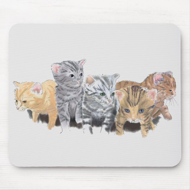 Mousepad Gatinhos Gelados Adoravelmente (Frente)
