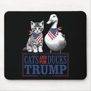 Mousepad Gatinhos Para Trump 2024 Gatos E Patos Para Trump 