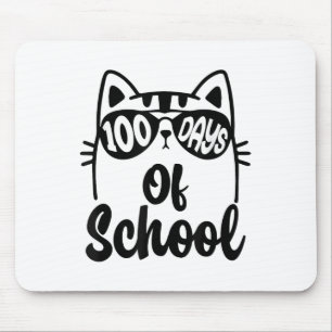 Mousepad Gato 100º Dia De Professores 100 Dias De