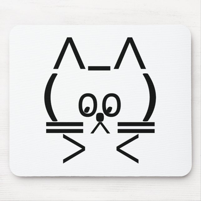 Mousepad Gato ASCII (Frente)