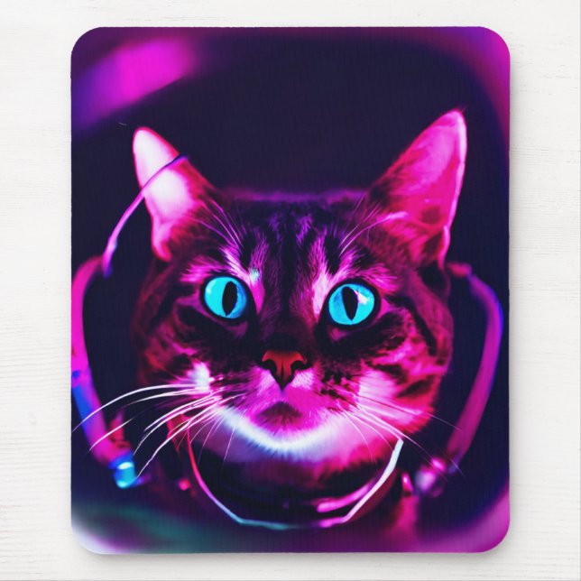 Mousepad gato astronauta (Frente)