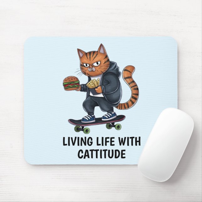 Mousepad Gato beco (Com mouse)