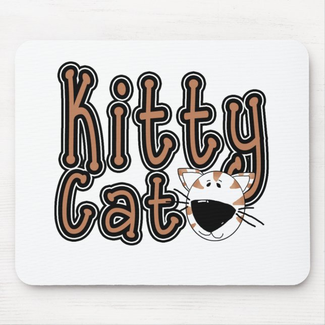 Mousepad Gato bonito do gatinho (Frente)
