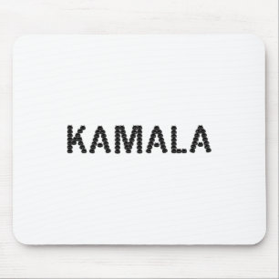 Mousepad Gato Bonito Face Kamala - Letra Design engraçada