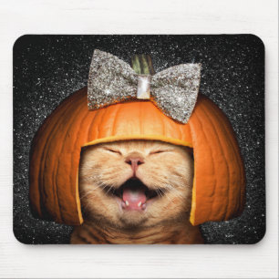 Mousepad Gato Com Cabelo De Pumpkin