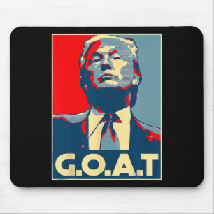 Mousepad Gato Conservador Republicano de Camisa de Cabra Tr