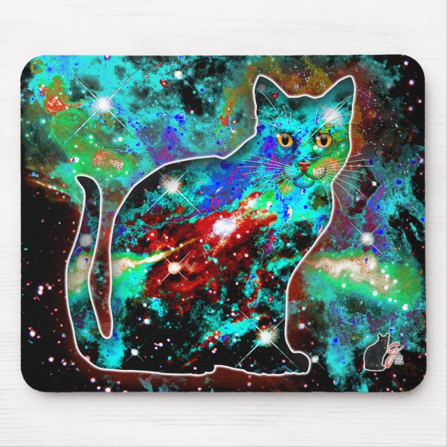Mousepad Gato Cósmico Lambda (Frente)