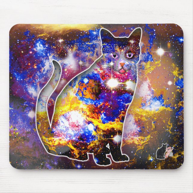 Mousepad Gato Cósmico Psi (Frente)