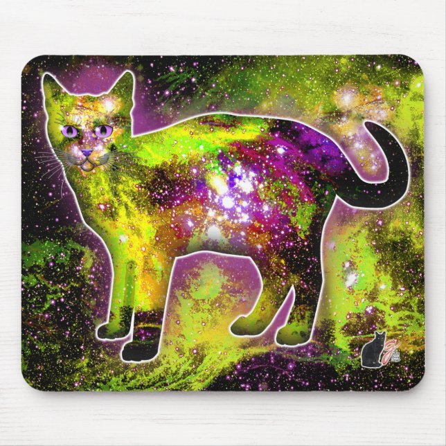Mousepad Gato Cósmico Sigma (Frente)