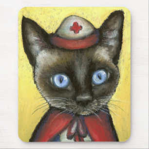 Mousepad Gato da enfermeira