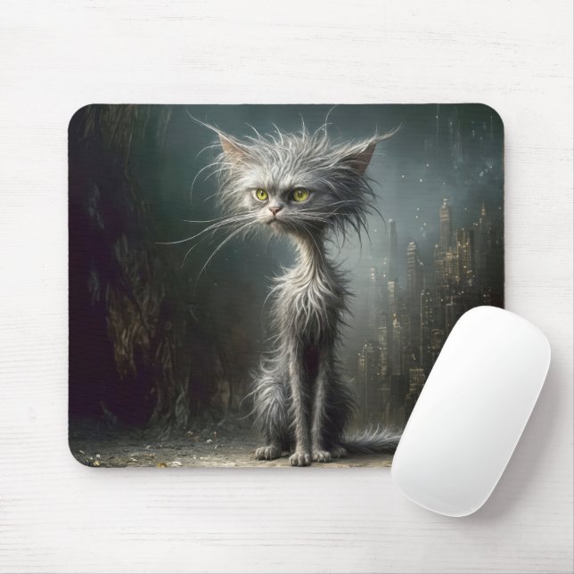 Mousepad Gato da Rua Scruffy (Com mouse)
