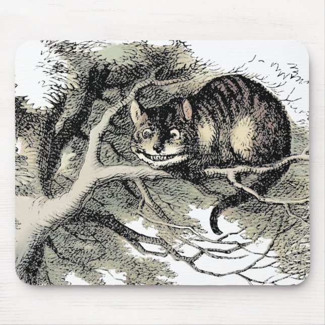 Mousepad Gato de Cheshire Alice no País das Maravilhas Clás (Frente)