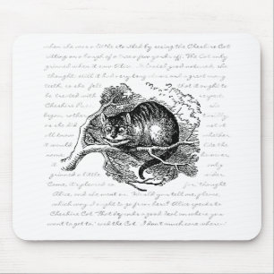 Mousepad Gato de Cheshire - nós somos tudo loucos aqui