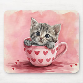 MOUSEPAD GATO DE COZINHO CORTADO EM DIA DE OS NAMORADOS TEA