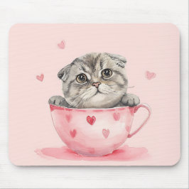 MOUSEPAD GATO DE COZINHO CORTADO EM DIA DE OS NAMORADOS TEA