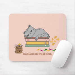 Mousepad Gato de Fim de Semana Reservado