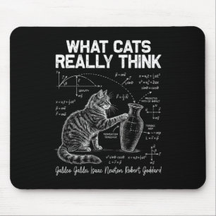Mousepad Gato de Física Professor de Ciência Engraçado O qu