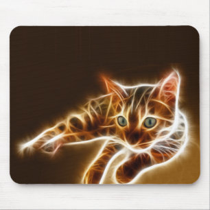 Mousepad Gato de Fractalius Bengal
