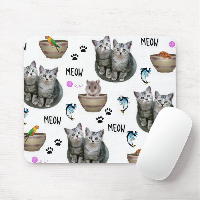 Mousepad Gato De Gato De Gato De Gato! (Com mouse)