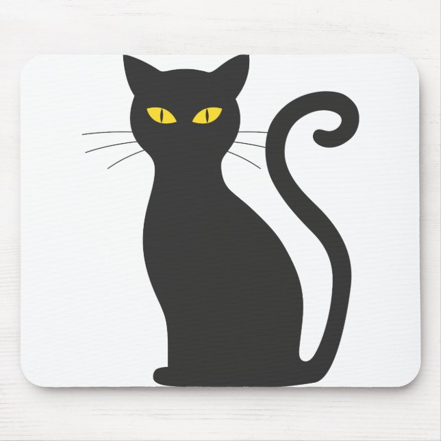 Mousepad Gato de Halloween (Frente)