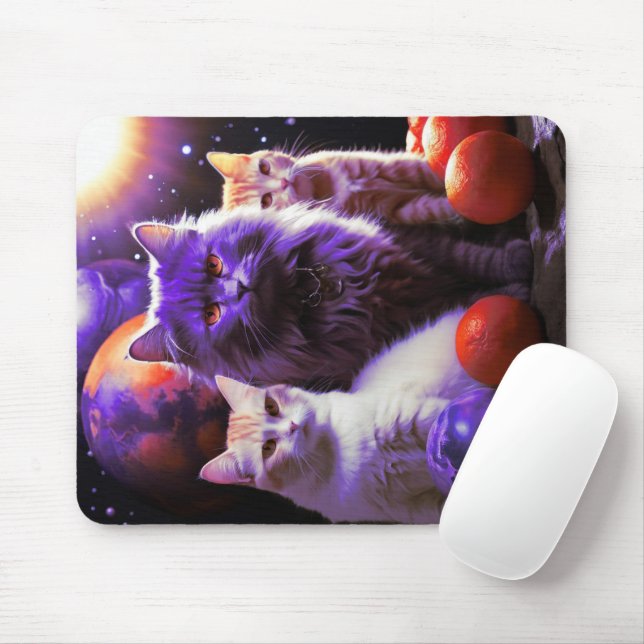 Mousepad Gato de Mouse - Presente perfeito para os amantes  (Com mouse)