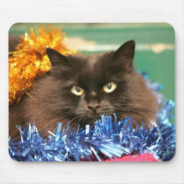 Mousepad Gato de Natal (Frente)
