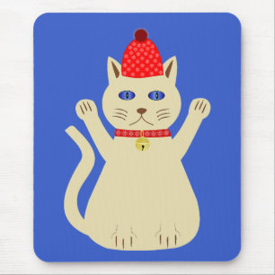 Mousepad Gato de Natal bonito