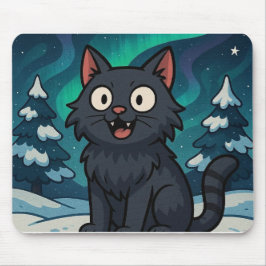Mousepad Gato de Natal Islandês Yule
