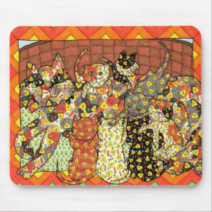 Mousepad Gato de Oaxacan e Gatinhos