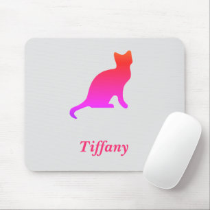 Mousepad Gato de ombre fofo personalizado