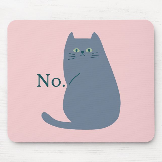 Mousepad Gato de Rejeição (Frente)