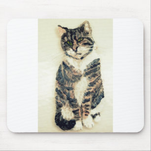 Mousepad Gato de Retrato de Pet de Gatinho Cinto