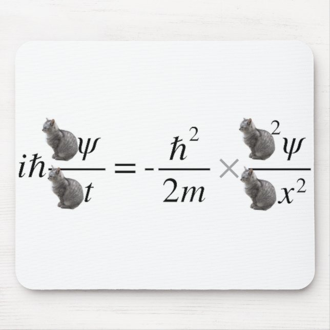 Mousepad Gato de Schrodinger (Frente)