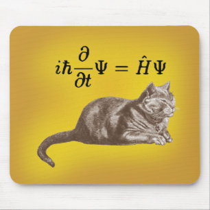 Mousepad Gato de Schrodinger
