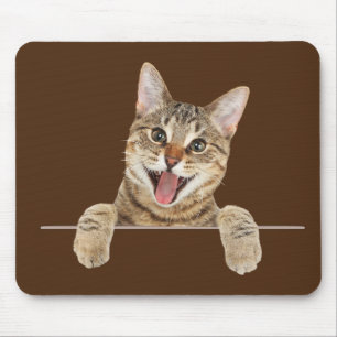 Mousepad Gato de Tabby Sorridente