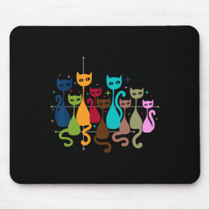 Mousepad Gato de Trabalho de arte de Pintura de Kitten Love