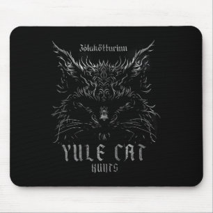Mousepad Gato de Yule - Jolakotturinn - Gato de Natal Islan