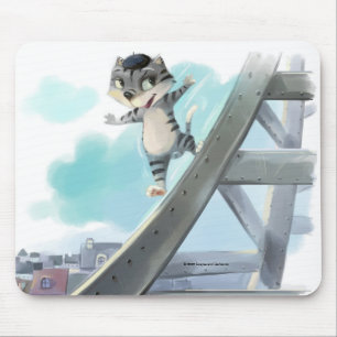 Mousepad Gato Desliza Torre Eiffel – Paris Suporte de Mouse