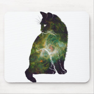 Mousepad Gato do Espaço