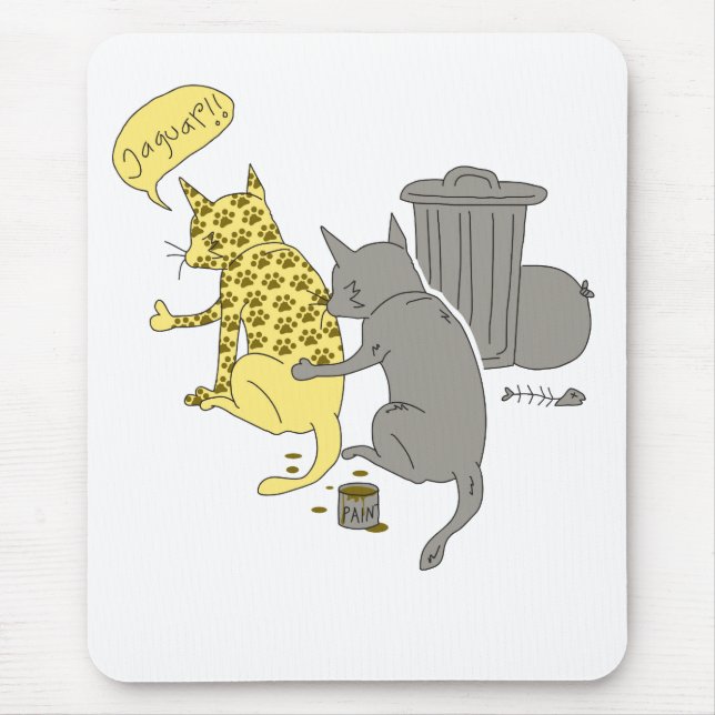 Mousepad gato do jaguar (Frente)