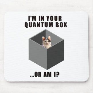 Mousepad Gato do quantum